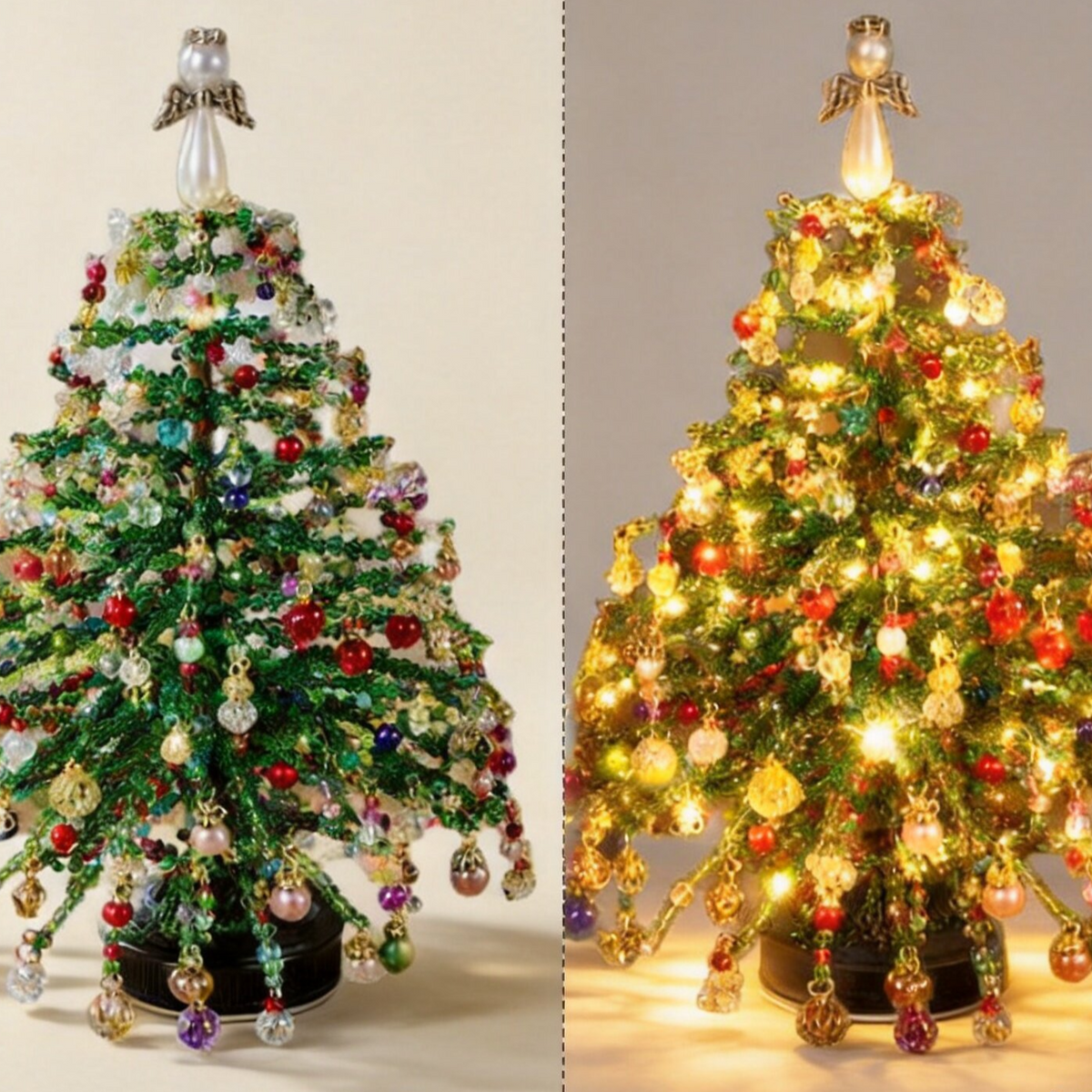DIY Beaded Christmas Tree Craft Kit