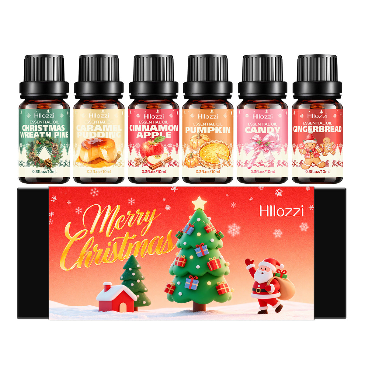 6-Piece Christmas Oil Set