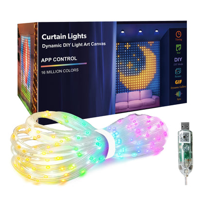 Smart Curtain Lights - App & Remote Control