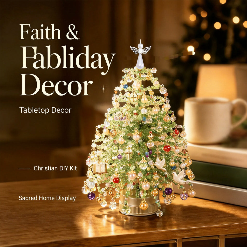 DIY Beaded Christmas Tree Craft Kit