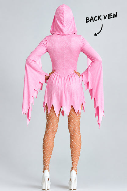 Pink Scream Mask Costume Set