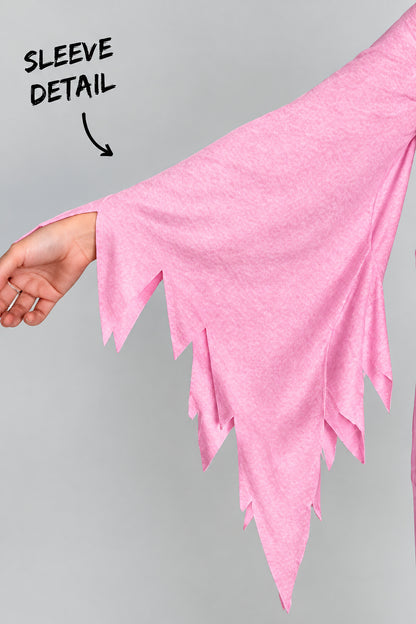 Pink Scream Mask Costume Set