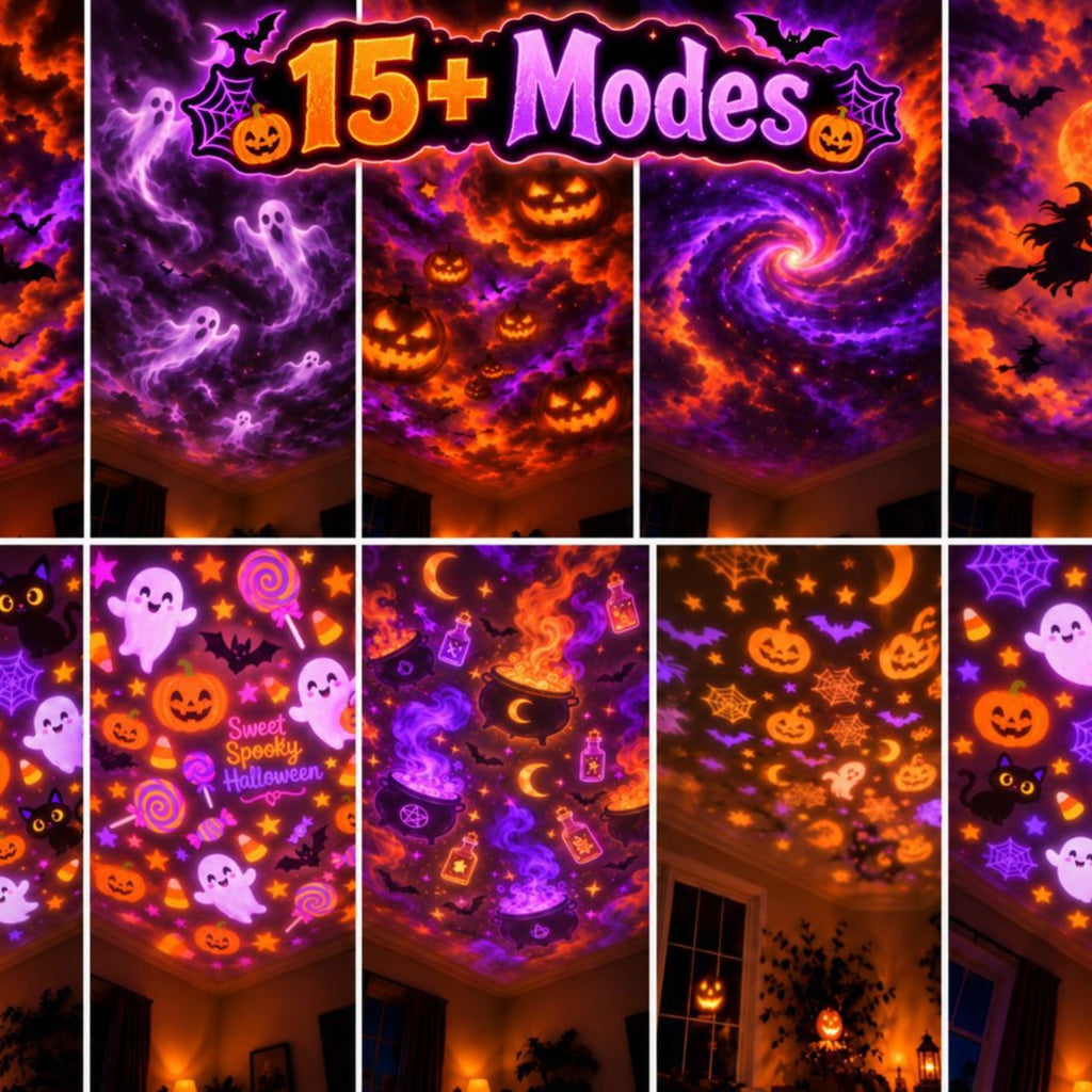 Christmas and Halloween tree cozy lamp