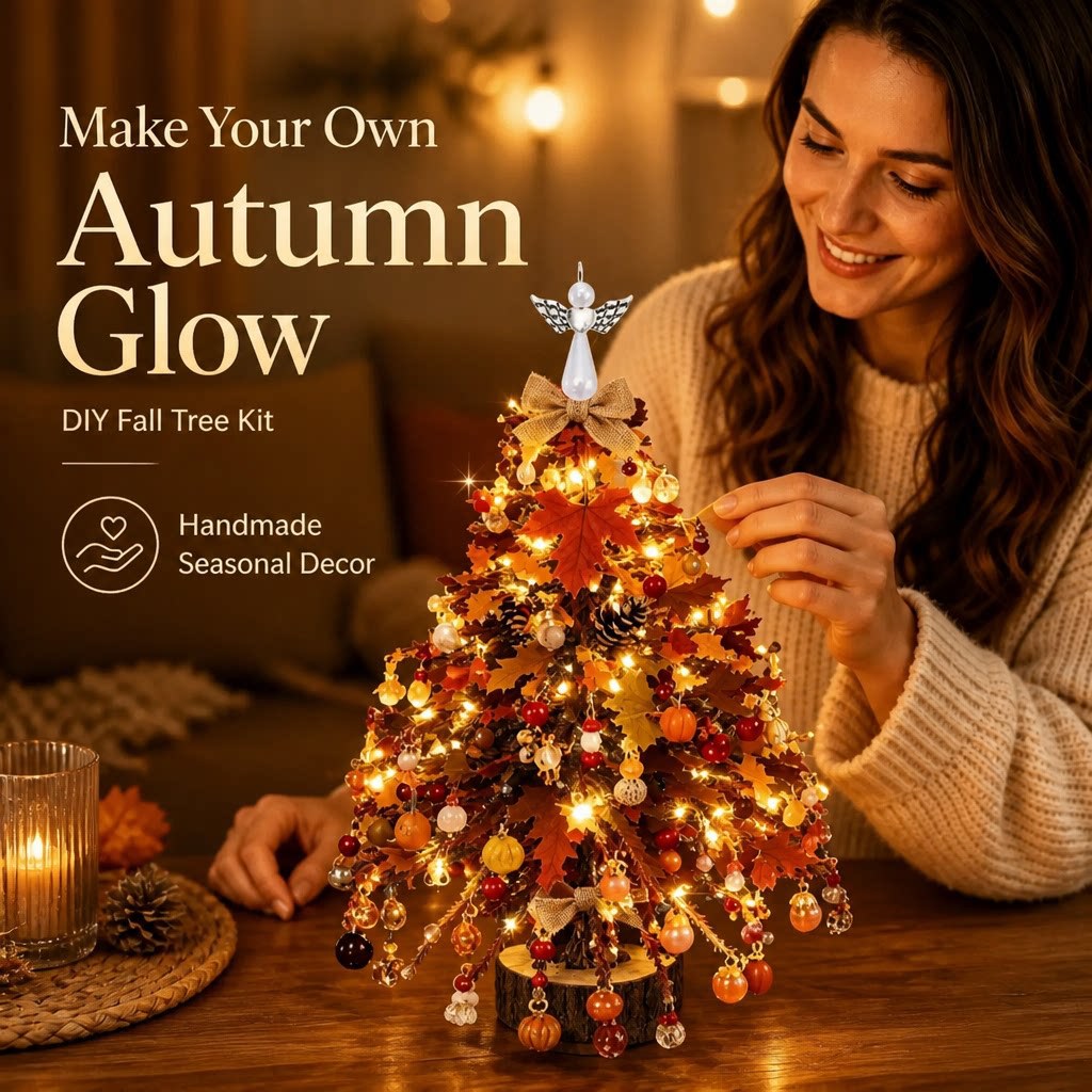 DIY Beaded Christmas Tree Craft Kit